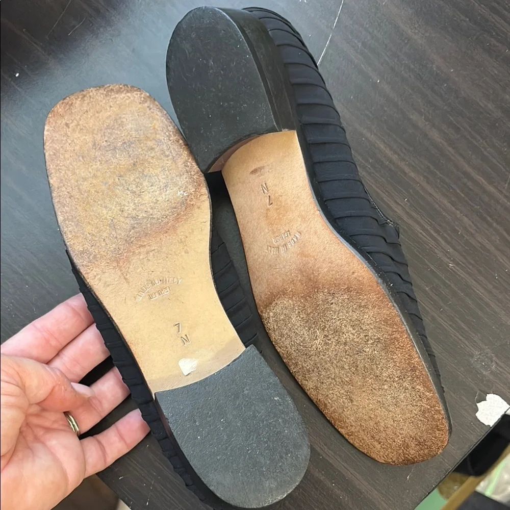 Yves Saint Laurent Black Loafers